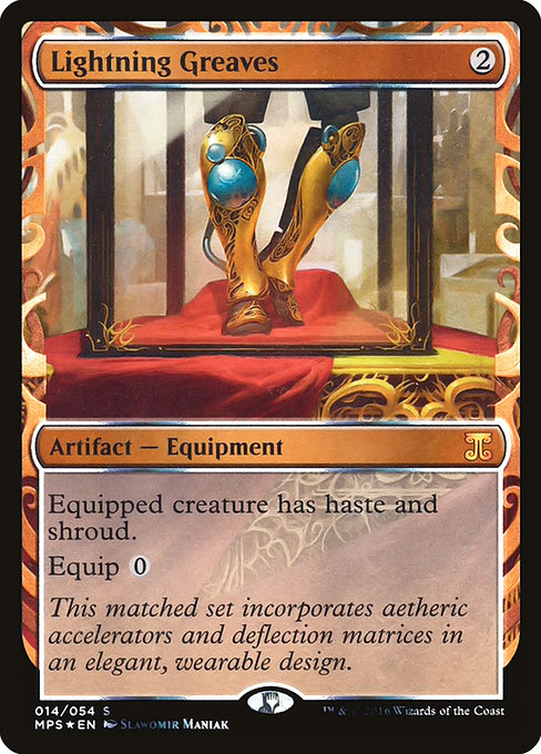 Lightning Greaves · Kaladesh Inventions (MPS) #14 · Scryfall Magic: The  Gathering Search