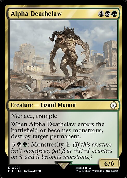Alpha Deathclaw card image