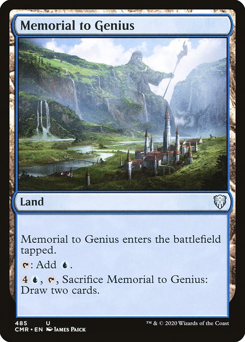 Memorial to Genius (Commander Legends #485)