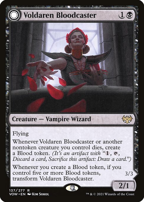 Voldaren Bloodcaster // Bloodbat Summoner (vow) 137