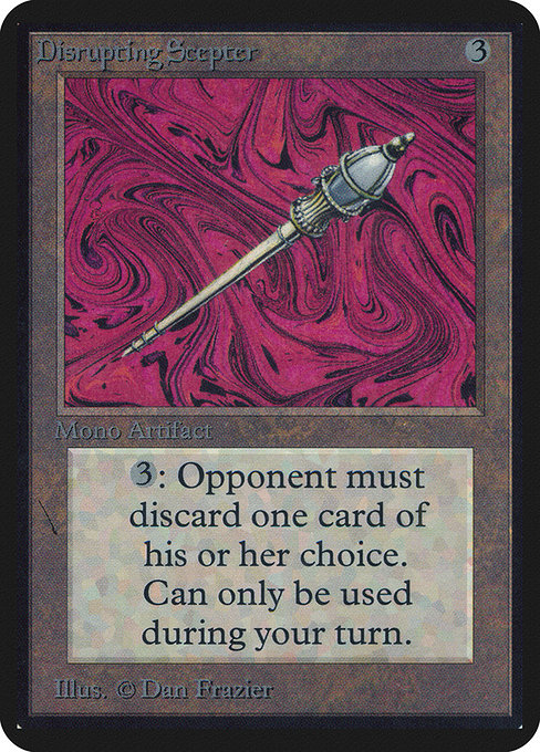 Disrupting Scepter (Limited Edition Alpha #242)