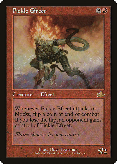 Fickle Efreet (Prophecy #89)