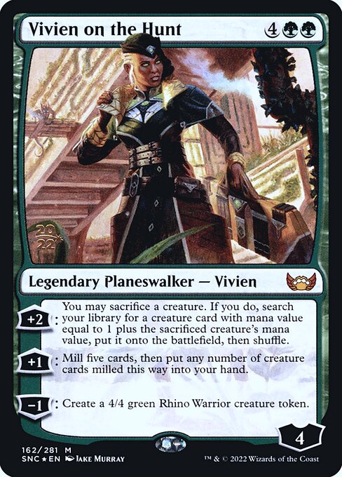 Vivien on the Hunt (Streets of New Capenna Promos #162s)