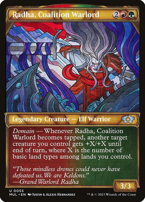 Radha, Coalition Warlord card image