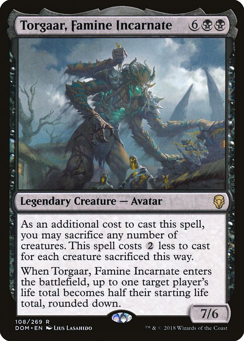 Torgaar, Famine Incarnate (Dominaria #108)