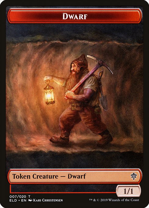 Dwarf (Throne of Eldraine Tokens #7)