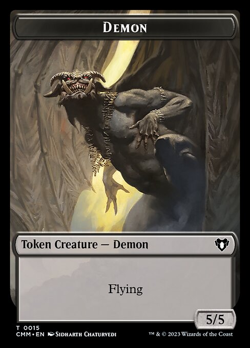 Demon (Commander Masters Tokens #15)