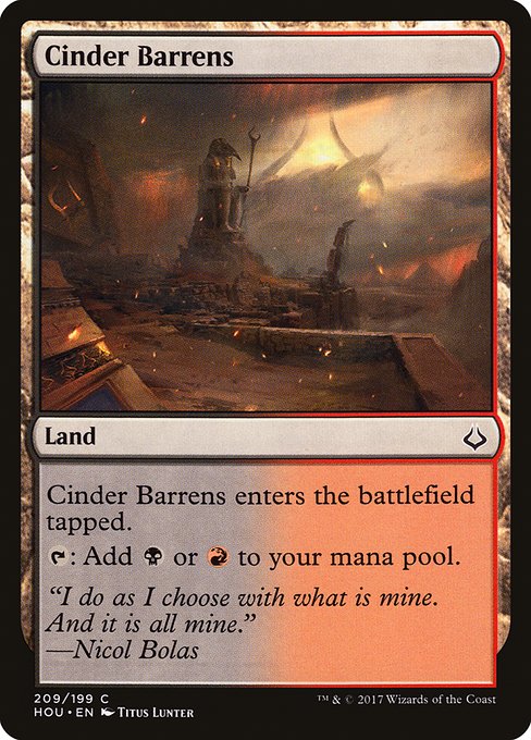 Cinder Barrens (Hour of Devastation #209)