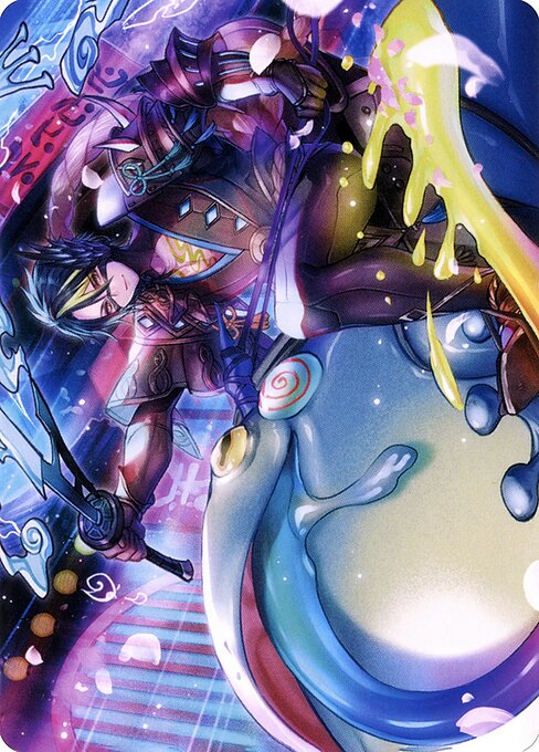 Tatsunari, Toad Rider // Tatsunari, Toad Rider (Neon Dynasty Art Series #60)