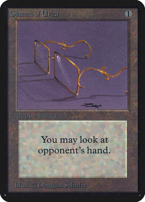 Glasses of Urza (Limited Edition Alpha #245)