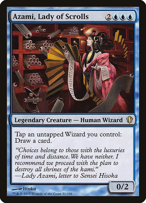 Azami, Lady of Scrolls (Commander 2013 #31)
