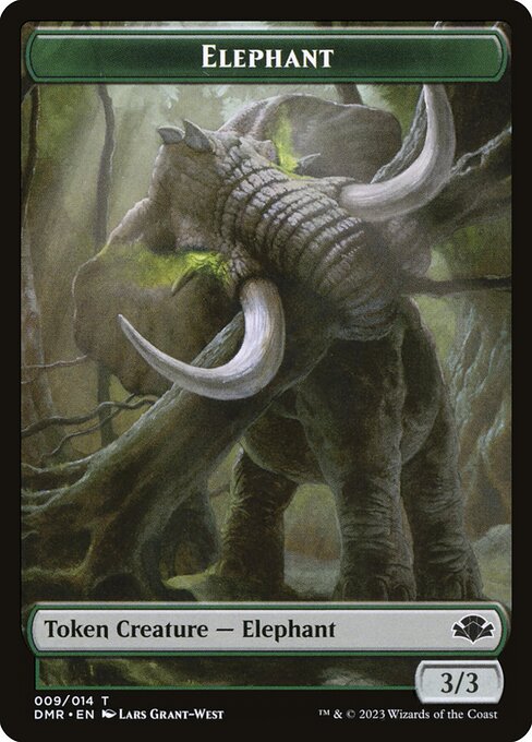 Elephant (Dominaria Remastered Tokens #9)