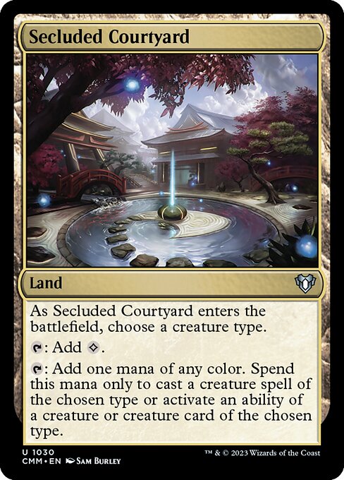 Secluded Courtyard (Commander Masters #1030)