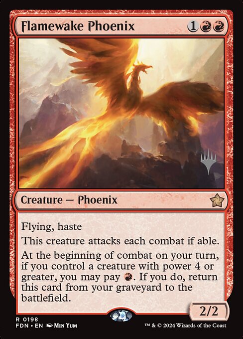 Flamewake Phoenix (Foundations Promos #198p)