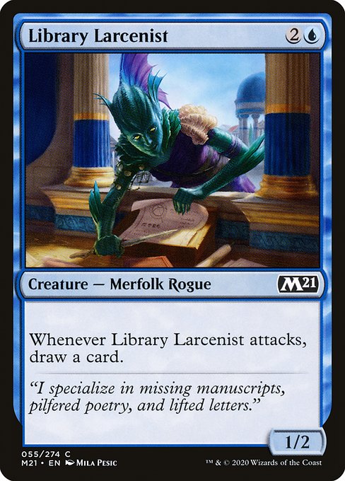 Library Larcenist (Core Set 2021 #55)