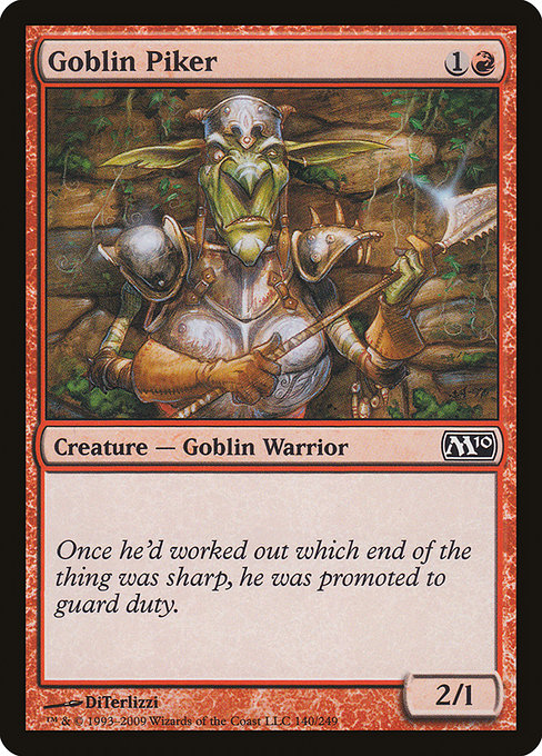 Goblin Piker (Magic 2010 #140)