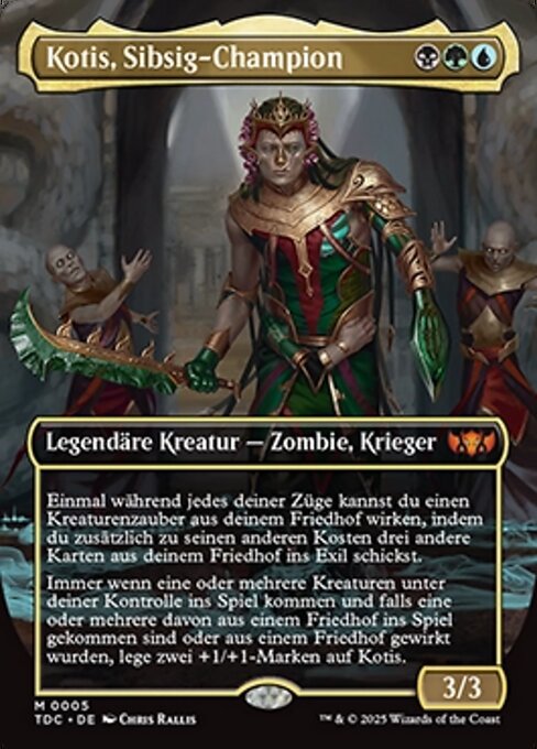 Kotis, Sibsig-Champion