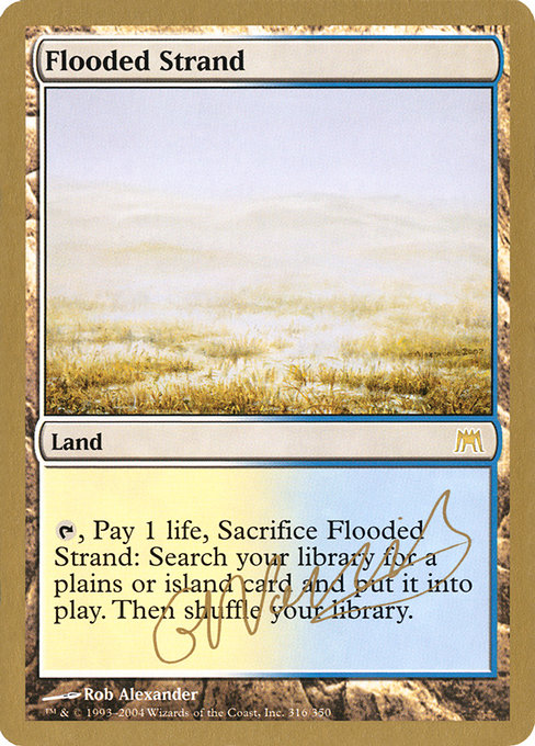 Flooded Strand (World Championship Decks 2004 #gn316)