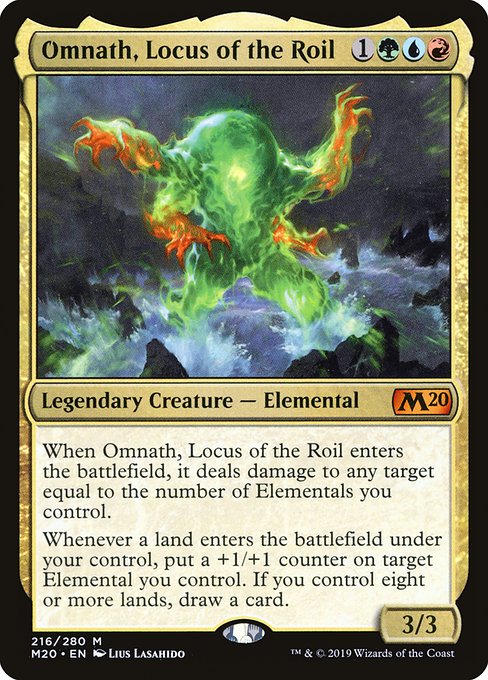 Omnath, Locus of the Roil (Core Set 2020 #216)