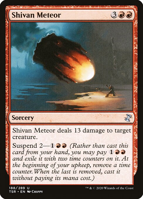 Shivan Meteor (tsr) 188 Shivan Meteor (tsr) 188