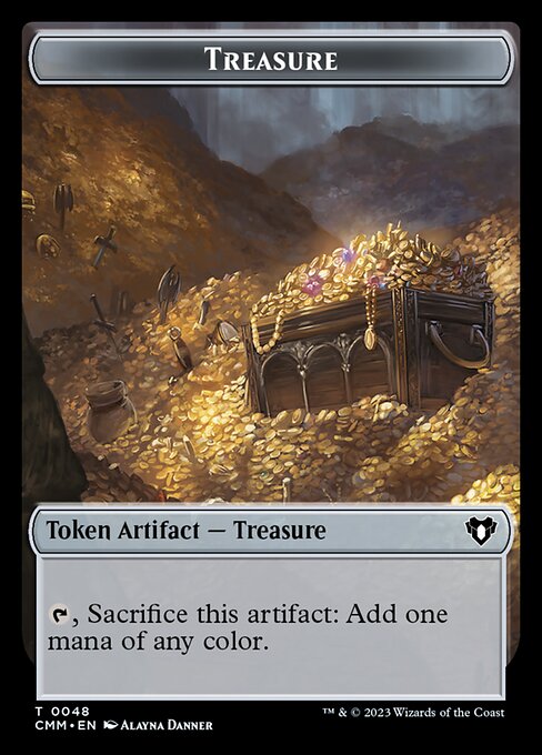 Treasure (Commander Masters Tokens #48)