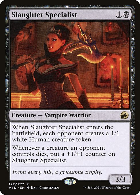 Slaughter Specialist (Innistrad: Midnight Hunt #122)