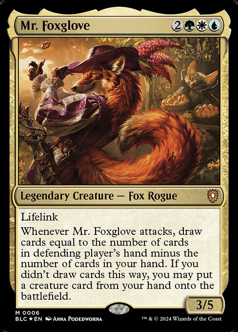 Mr. Foxglove (Bloomburrow Commander #6)