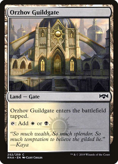 Orzhov Guildgate (Ravnica Allegiance #252)