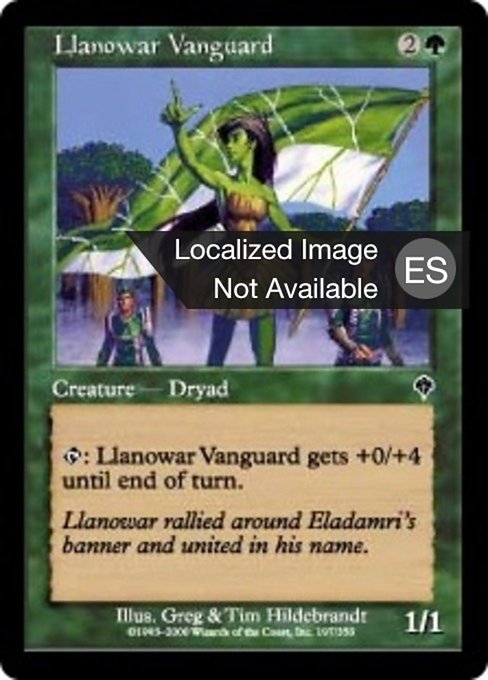 Llanowar Vanguard (Invasion #197)