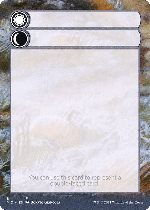 Double-Faced Substitute Card (Innistrad: Midnight Hunt Substitute Cards #8)