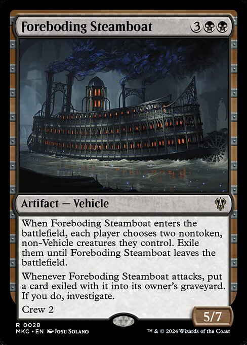 Foreboding Steamboat (Murders at Karlov Manor Commander #28)