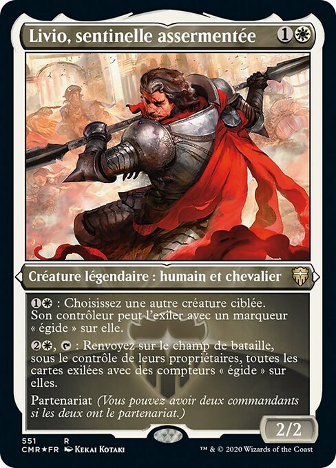 Livio, Oathsworn Sentinel (Commander Legends #551)