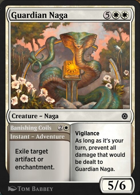 Guardian Naga // Banishing Coils (Alchemy Horizons: Baldur's Gate #90)