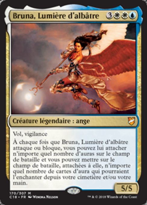 Bruna, Light of Alabaster (Commander 2018 #170)