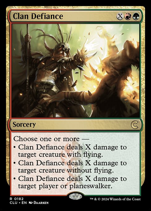 Clan Defiance (Ravnica: Clue Edition #182)