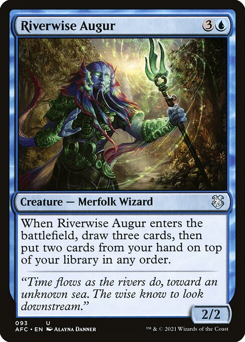 Riverwise Augur (Forgotten Realms Commander #93)