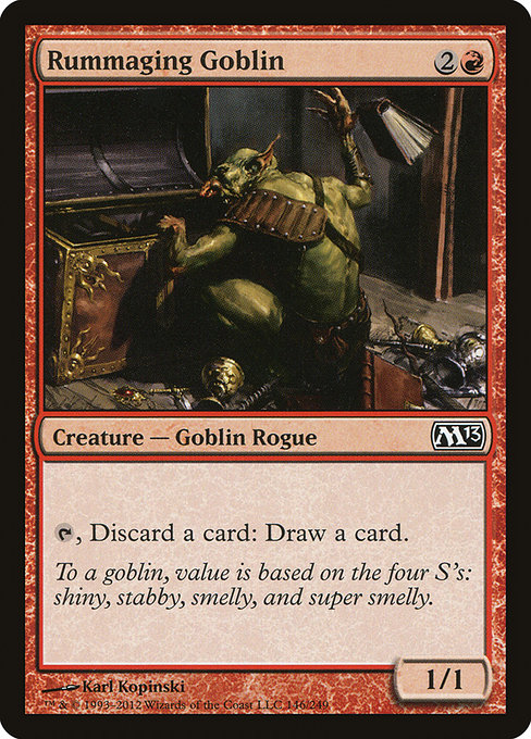 Rummaging Goblin (Magic 2013 #146)