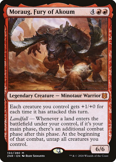 Moraug, Fury of Akoum (znr) 150 Moraug, Fury of Akoum (znr) 150