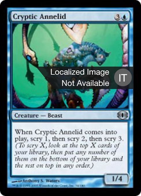 Cryptic Annelid (Future Sight #34)