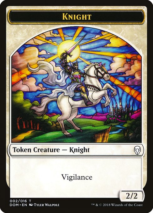 Knight (Dominaria Tokens #2)