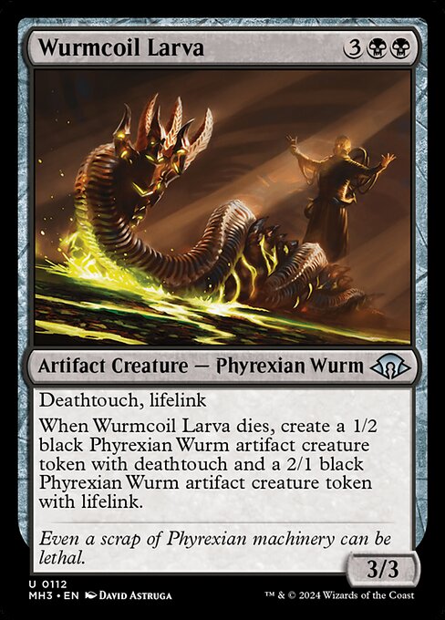 Wurmcoil Larva (Modern Horizons 3 #112)