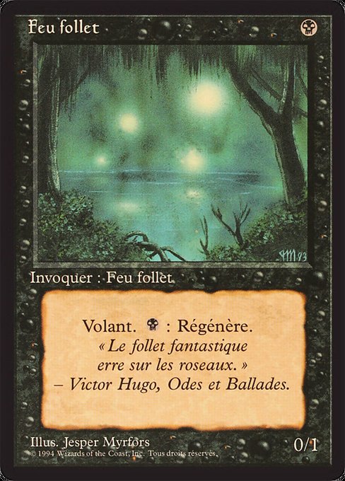 Will-o'-the-Wisp (Foreign Black Border #137)