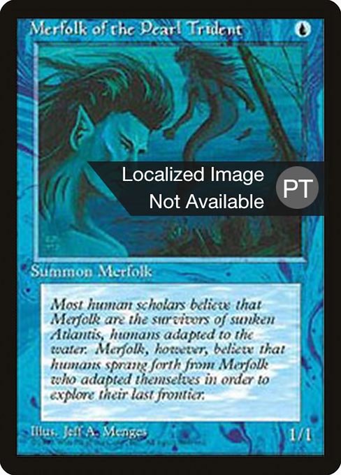 Merfolk of the Pearl Trident (Fourth Edition Foreign Black Border #86)