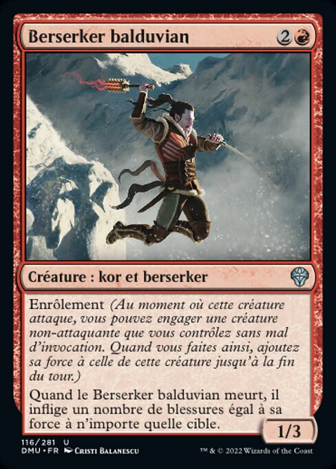 Balduvian Berserker (Dominaria United #116)