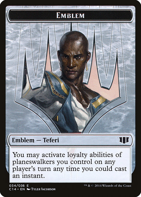 Teferi, Temporal Archmage Emblem (Commander 2014 Tokens #34)