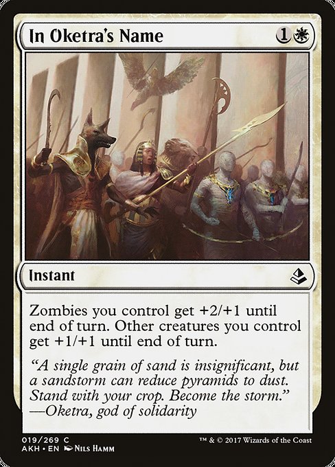 In Oketra's Name (Amonkhet #19)