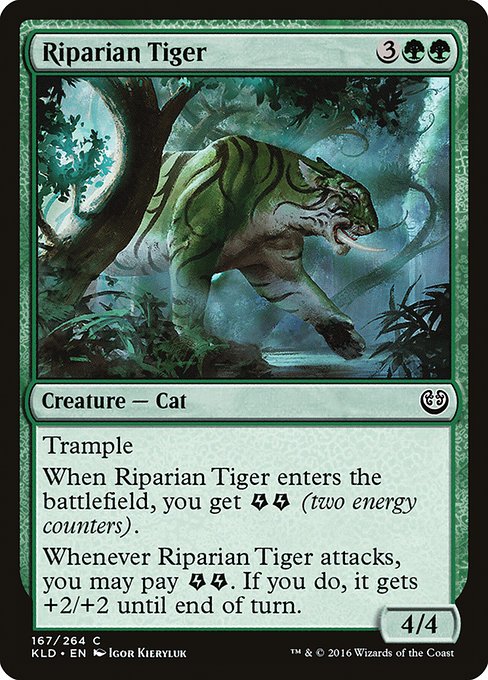 Riparian Tiger (Kaladesh #167)