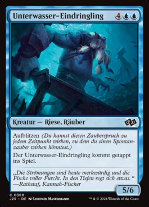 Unterwasser-Eindringling