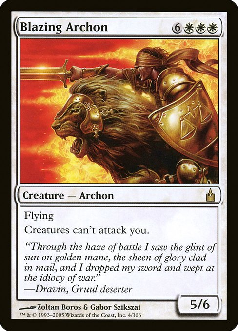 Blazing Archon card image