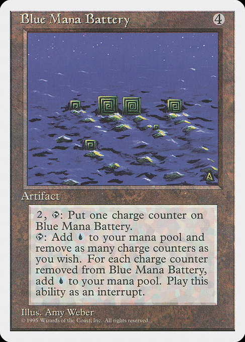 Blue Mana Battery (Fourth Edition #300)